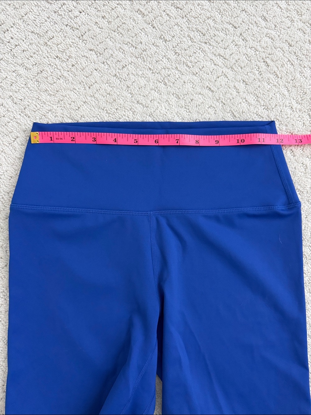 High-Rise Bike Shorts in Royal Blue - Picture 4 of 6